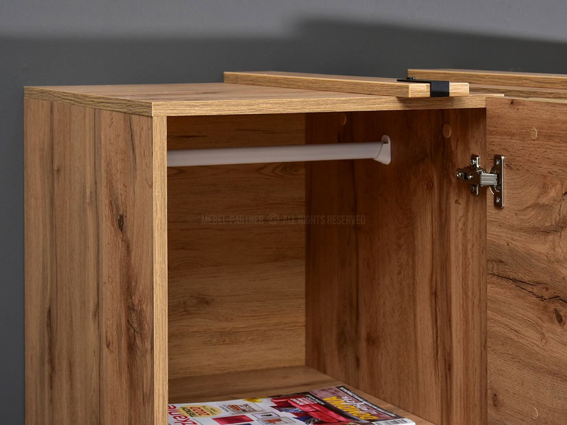 Obývací stěna Suspendera SH02 (dub + černá)