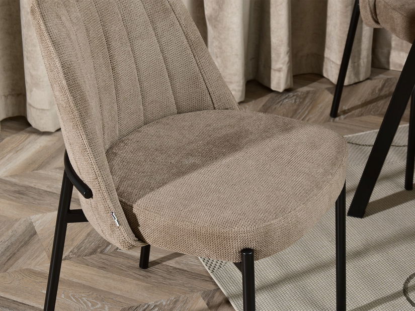 Židle Ella (béžová + černá)