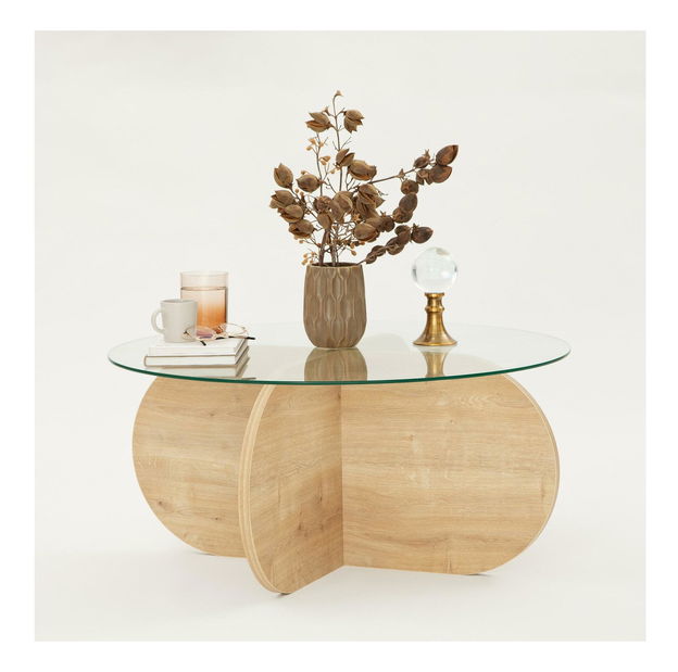 Konferenční stolek Bubbly (dub safírový)