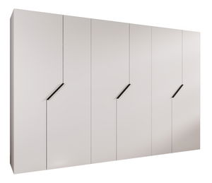 Šatní skříň Alaris 1 300 (bílá + černá)