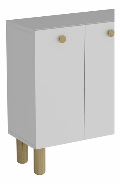 Skříňka Ilaya (antracit + stříbrná)