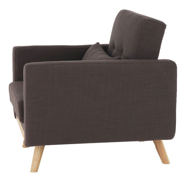 Rozkladací krěslo Alestra (hnědá)