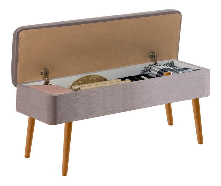 Jídelní set Vlasta 1 (borovice antlantic + šedá) (pro 4 osoby)