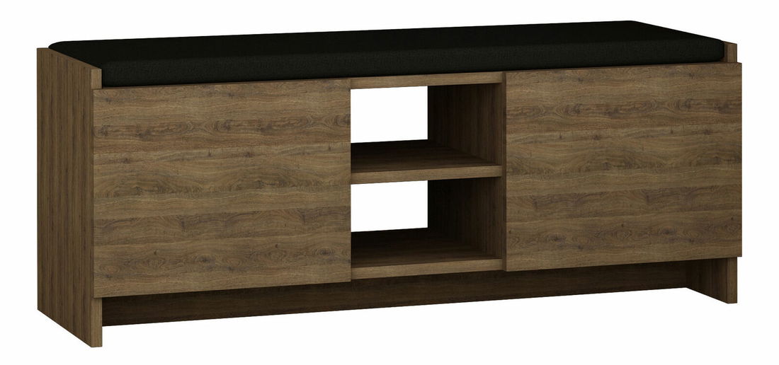 Skříňka na boty Zuana (tmavý dub)