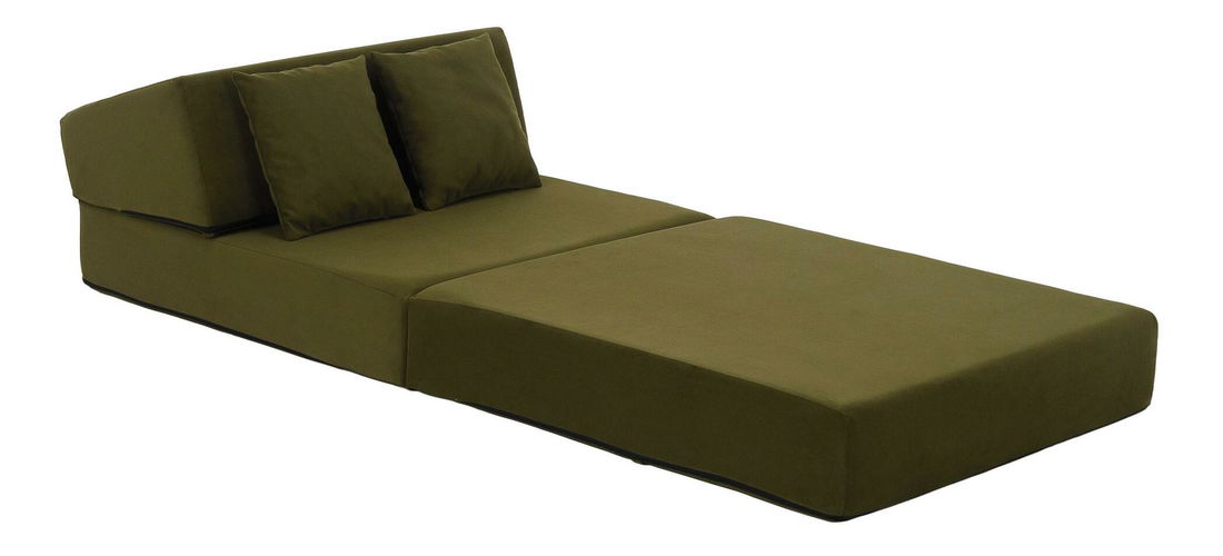 Rozkládací křeslo Plantearan (olivová)