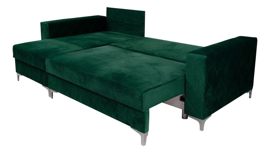 Rohová sedací souprava Misrin (zelená) (L)