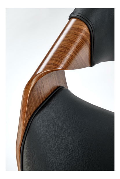 Kancelářské křeslo Balbo (černá + ořech)