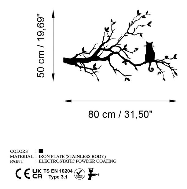 Nástěnná dekorace Hatten