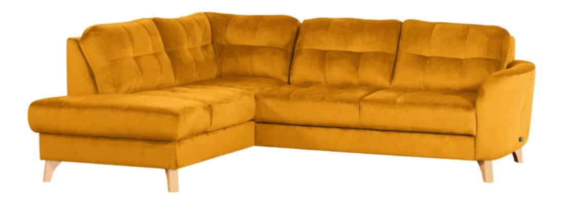 Rohová sedačka BRW Vista (žlutá) (L)