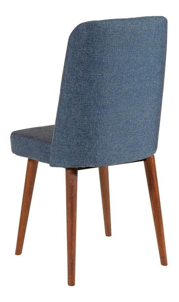 Jídelní set Vlasta 3 (ořech + námořnická modrá) (pro 2 osoby)