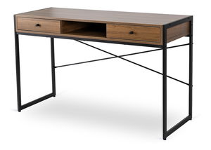 Psací stolek Supuso (ořech + černá)