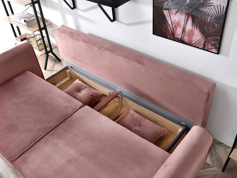 Pohovka dvousedačka Bacteria (černá)