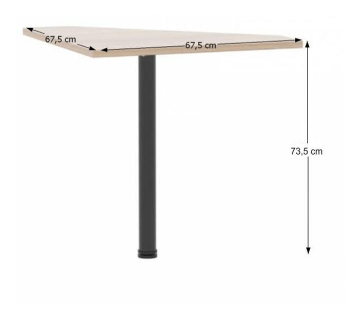 Kancelářská sestava Hansa 2 NEW (dub sonoma + bílá)