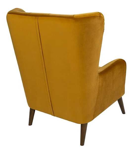 Křeslo BRW Casey ES (žlutá)