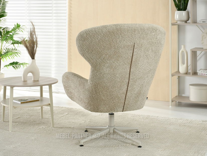 Křeslo Trudy (béžová + krémová)