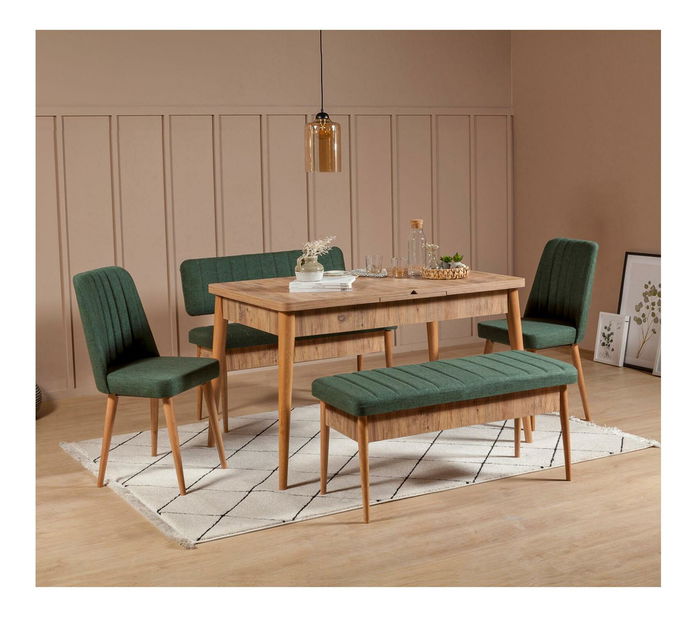 Lavice Vlasta 5 (atlantická borovice + zelená) (s úl. prostorem)