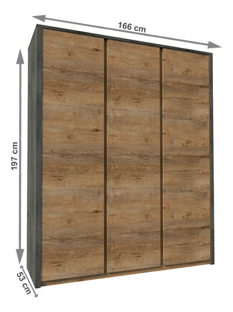 Šatní skříň Mysmea S3D