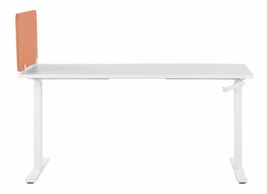 Přepážka na pracovní stůl 80 x 40 cm Walda (červená)