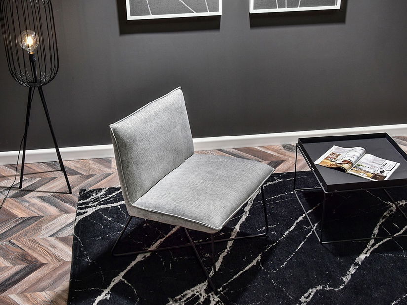 Relaxační křeslo Pakorabanas (šedá + černá)