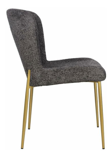 Jídelní židle Nebula (šedá + zlatá)