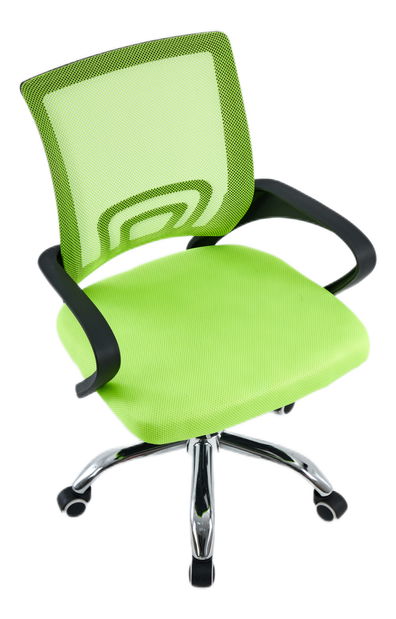 Kancelářské křeslo Declan (zelená + černá)