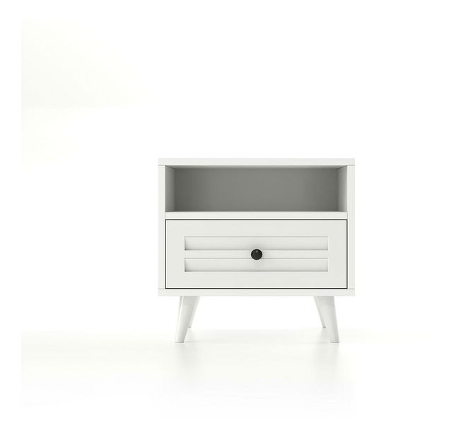 Noční stolek Madelo 1 (bílá)