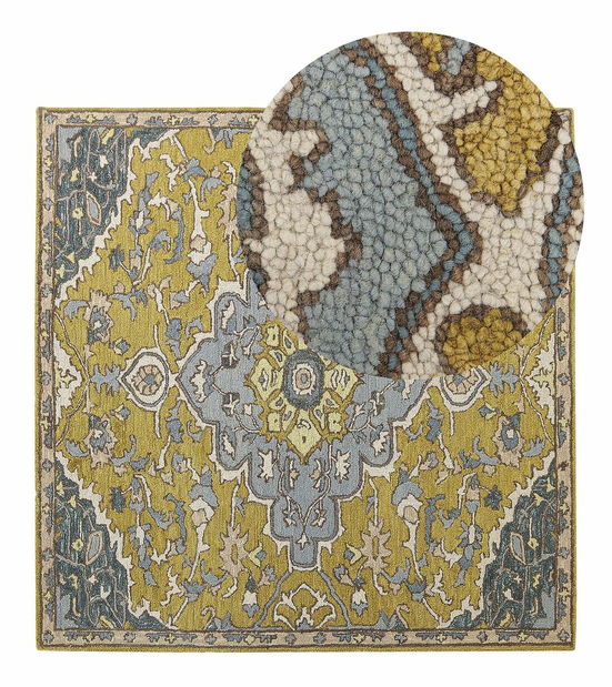 Koberec 160 x 230 cm Mucu (žlutá)