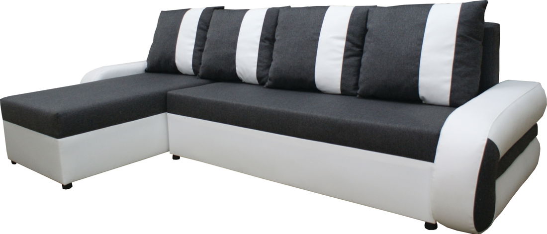 Rohová sedací souprava Tagy tmavě šedá (L)