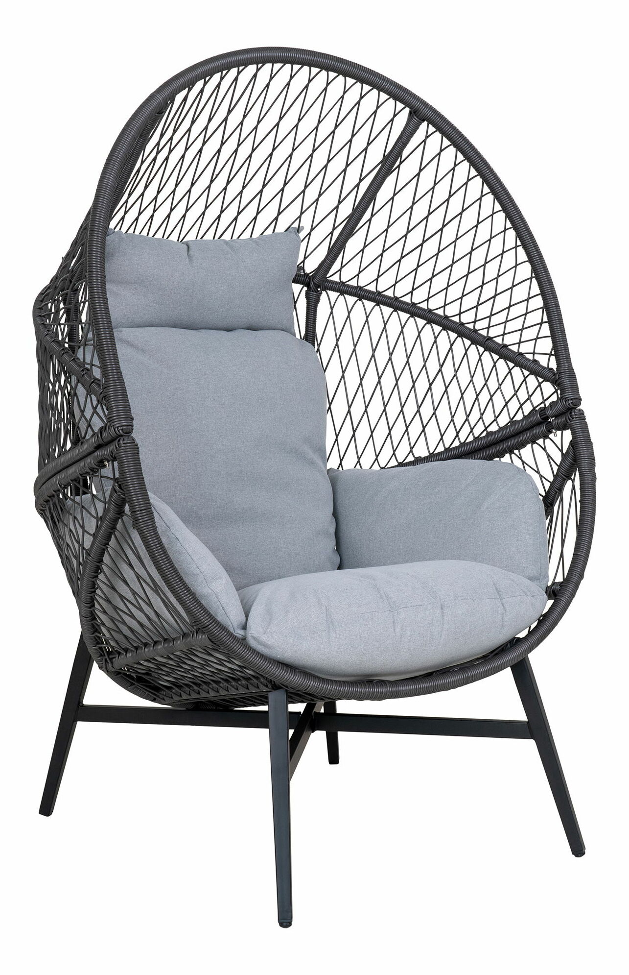 Zahradní křeslo vajičko Rsiriaora (černá)