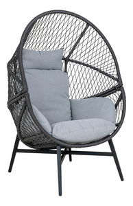Zahradní křeslo vajičko Rsiriaora (černá)
