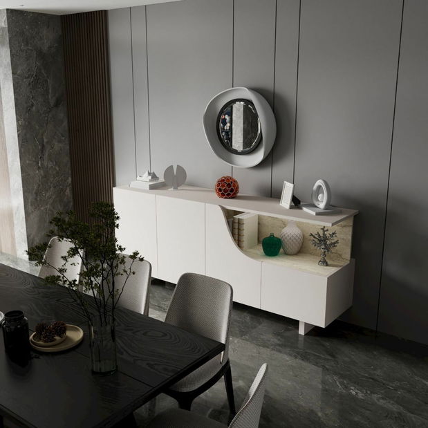 Skříňka Tura (travertin)