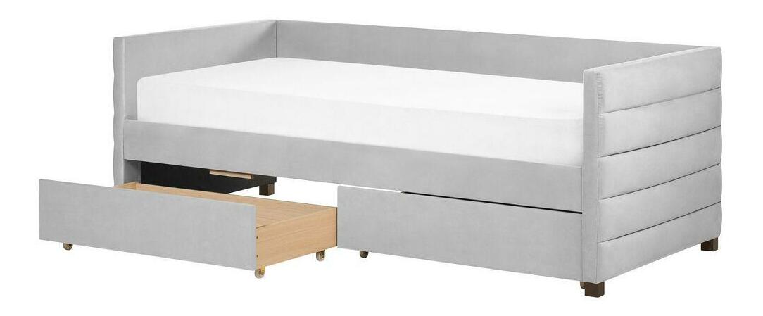 Jednolůžková postel 200 x 90 cm Marza (šedá)