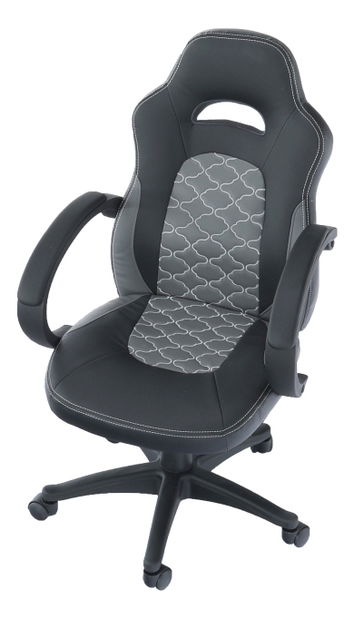 Kancelářské křeslo Naseby (černá + šedá)