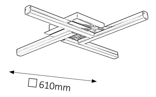 Koupelnové svítidlo Antonia 5896 (chromová)