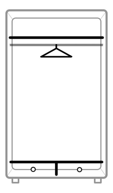 Šatní skříň SF 122