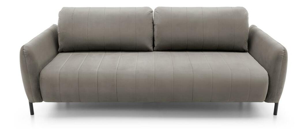 Pohovka trojsedačka Newbie (šedá + černá)