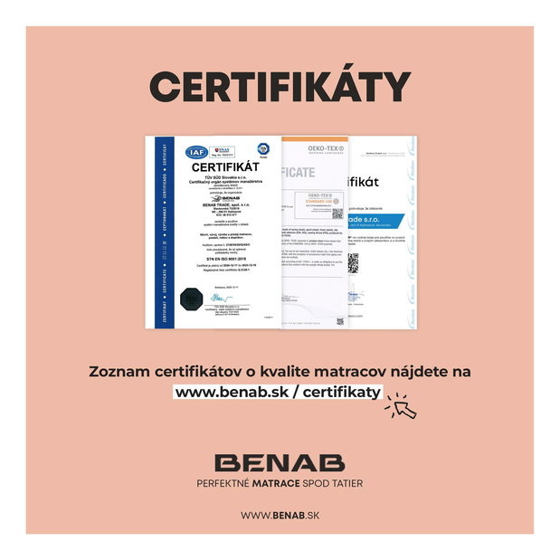 Taštičková matrace Benab Hádes 195x85 cm (T4)