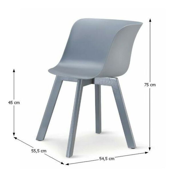 Křeslo Apa (šedá + šedá)