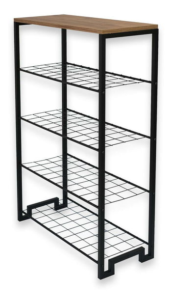 Botník (skříňka na boty) Tosono 2 (borovice atlantická + černá)