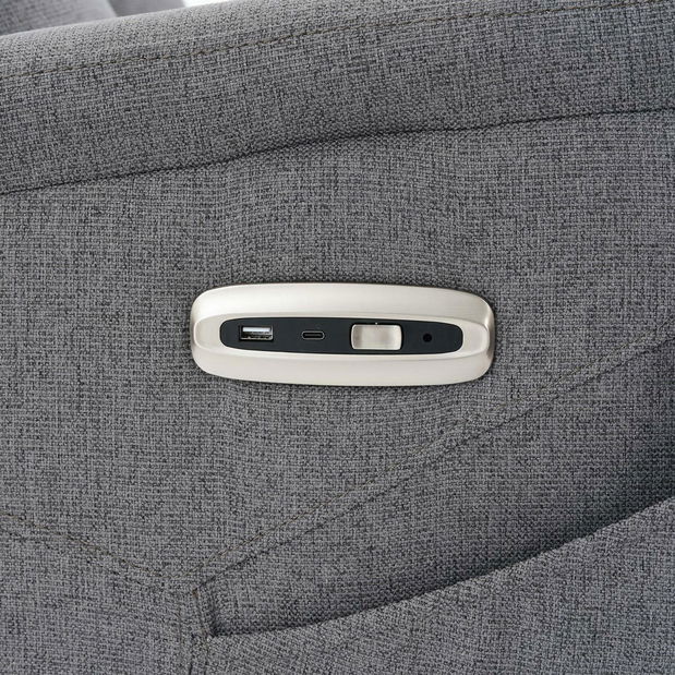 Polohovací křeslo Tesalureza (šedá)