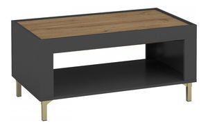 Konferenční stolek Nueve NV9 (černá + dub whisky)