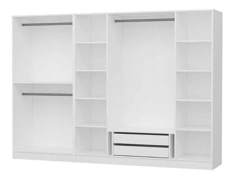 Šatní skříň Kalia 3817 (bílá)