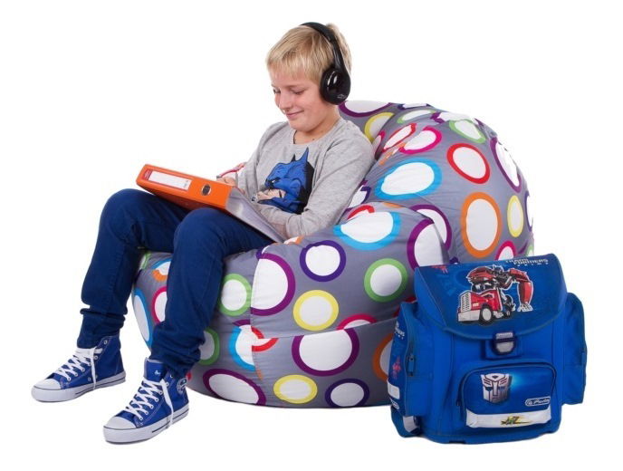 Sedací pytel Biggy Mom XXL (šedá)