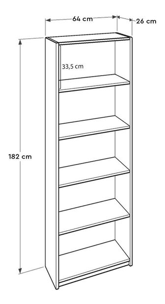 Regál Madobo 3 (dub sonoma)