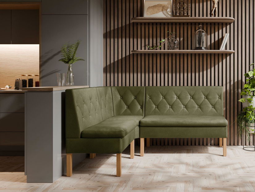 Rohová lavice Pirma 130x170 (olivová)