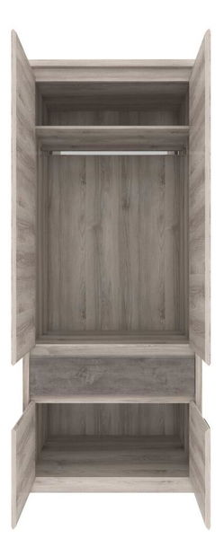 Skříň Jess new 13 (kaštan nairobi + onyx)