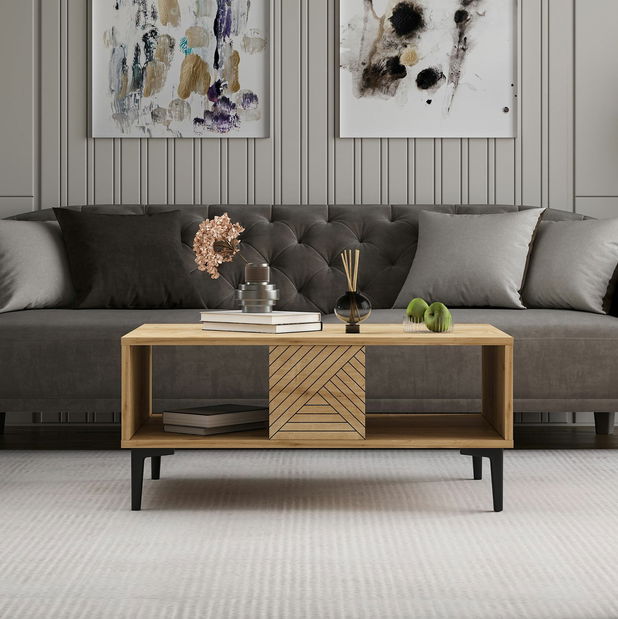 Konferenční stolek Felmento (dub safírový)