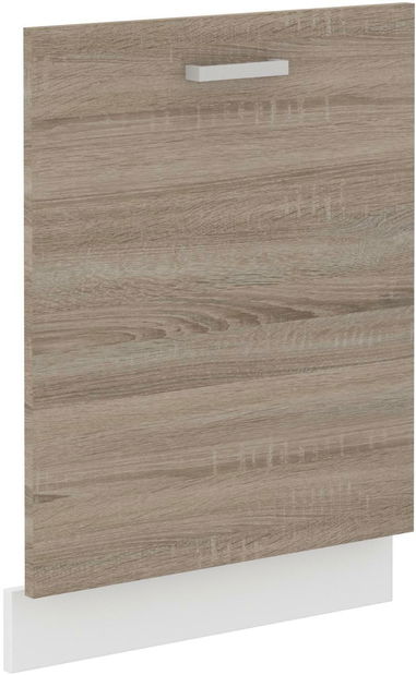 Dvířka na myčku nádobí Domton ZM 713x596 (korpus: bílá + fronta: dub sonoma truflový)