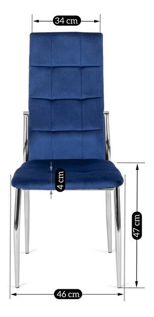 Jídelní židle Marinaleda (námořnická modrá)