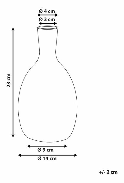 Váza Aksel (bílá)